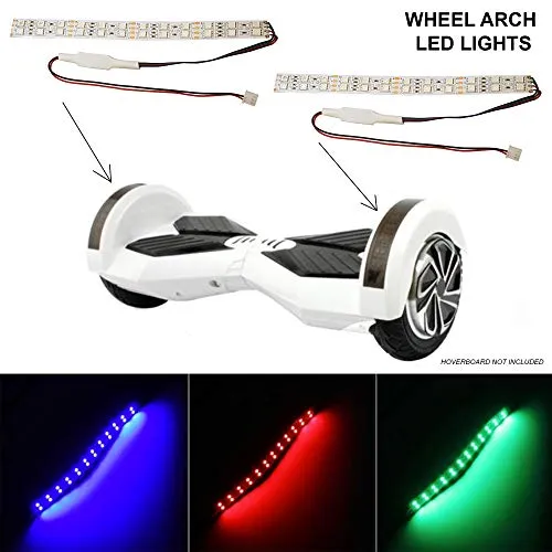 Cover di Ricambio con luci - per Hoverboard con Ruote da 16,5 cm - plastica - LED di Ricambio