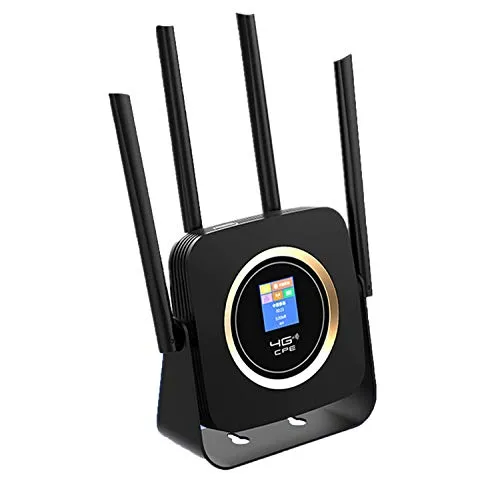 KuWFi Router 4G portatile， LTE WiFi Router 4G con batteria 3000Mah scheda SIM LTE/FDD router wireless modem hotspot antenna esterna