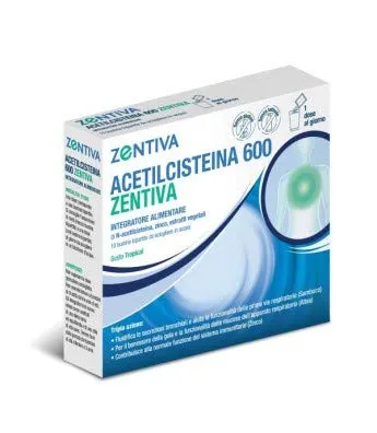 Acetilcisteina 600 Zentiva 10 Bustine