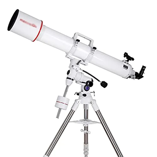 WYH Telescopio Telescopio Rifrattore per Adulti 127mm Apertura 1200mm Regolabile Telescopi Portatili con Treppiede Stabile E Vista HD Binocolo