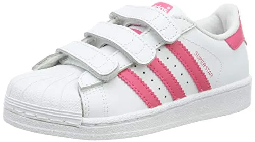 adidas Superstar CF C, Solid, White Ftwr White Clear Pink Clear Pink Ftwr White Clear Pink Clear Pink, 35 EU