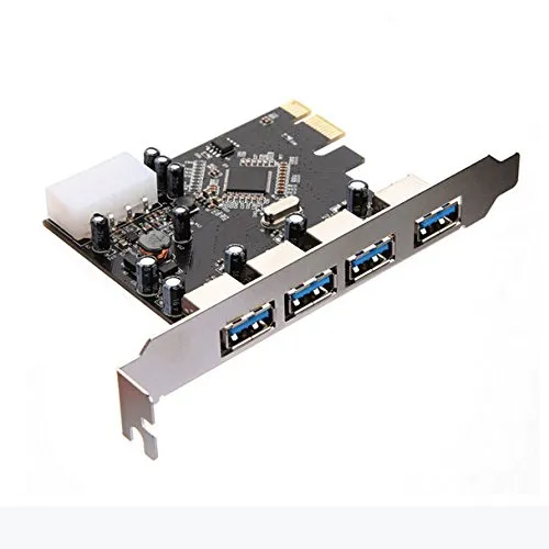 Cikuso USB 3.0 Connettore Adattatore Pci Express Card Scheda Pci-E 4 Porte Pc Computer