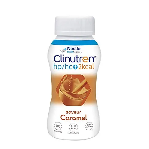 Nestlé Clinutren HP HC+ - Miscela di proteine al caramello