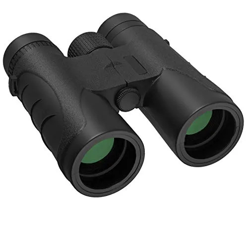 Binocolo Anbte 10x42 HD Portabile Telescopio BaK4 Prisma FMC Lenti Binocolo Compatto con Sacchetto di Trasporto e Adattatore per Smartphone Binocolo Professionale per Birdwatching Concerti Outdoor