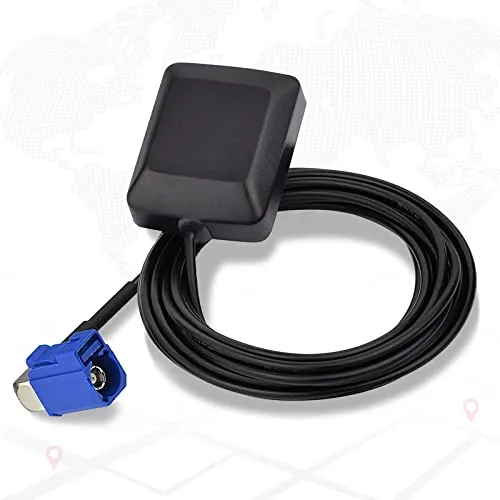 Eightwood GPS Antenna Adattatore Fakra "C" ad angolo retto con GPS Fakra Antenna 3m Sistema di navigazione GPS Ricevitori GPS per auto GPS AntennaTracking Modulo