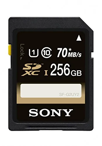 Sony Sfg2Uy2/Tq Memoria Flash 256 GB Sdxc Classe 10 Uhs-I