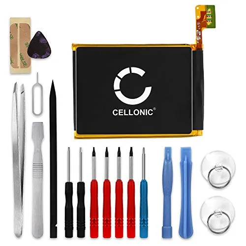 CELLONIC® Batteria Premium Compatibile con Apple iPod Touch 5 Gen. A1421, iPod Touch 5 Gen. A1509, 616-0621 616-0619 LIS1495APPCC 1000mAh + Set di Strumento accu Ricambio Sostituzione