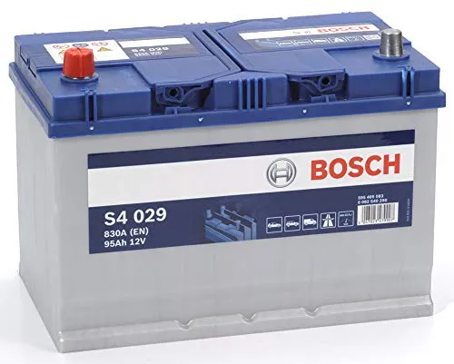 Bosch S4029, Batteria per Auto, 95A/h, 830A, Tecnologia al Piombo Acido, per Veicoli Senza Sistema Start/Stop