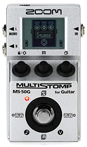 Zoom Zoom MS50G MultiStomp Guitar Pedal Tappo per orecchie 6 Centimeters Nero (Black)