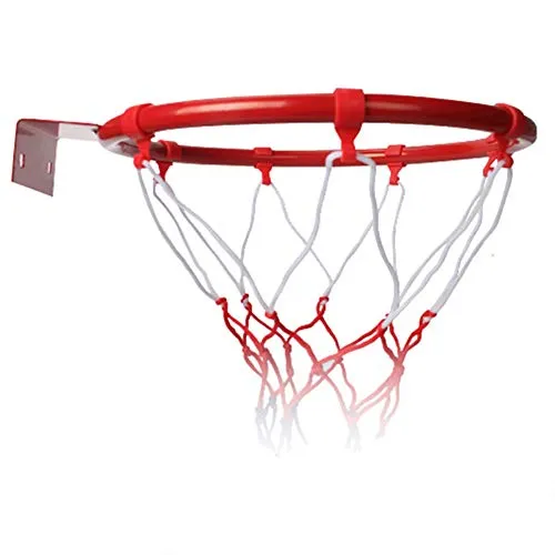 25 cm Heavy Duty Pallacanestro Cerchio da appendere, Montato a Parete Goal Hoop Rim, Bambini Basket Training per Indoor Outdoor