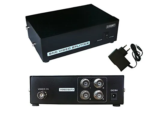 Kalea-Informatique © - Cavo splitter 4-Porte video streaming da fonte BNC a parallelo a 4 uscite