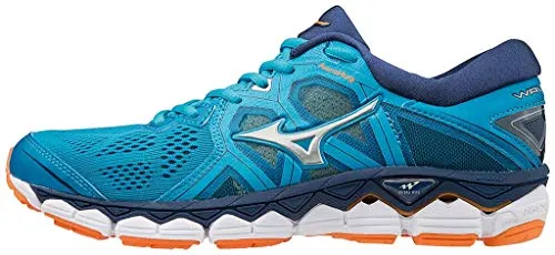 Mizuno Wave Sky 2, Scarpe da Running Donna, Multicolore (Hawaiian Ocean/Silver/Bird of Paradise), 36.5 EU