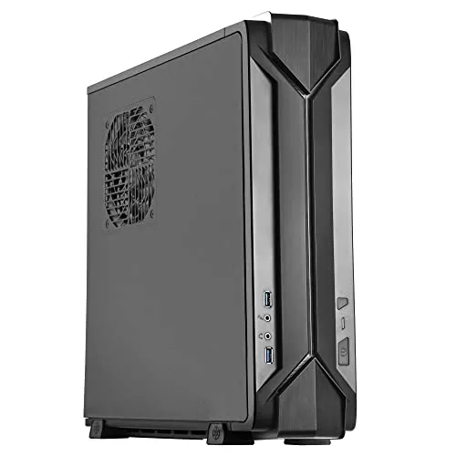 SilverStone SST-RVZ03W-ARGB - Raven Mini-ITX Gaming Computer Case, ARGB, bianco