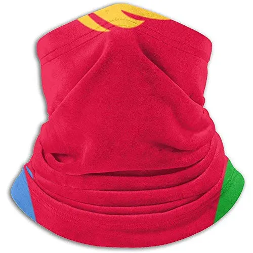 Ghetta per il collo Maschera per bandiera Bandiera dell'Eritrea Protezione solare UV Ghetta Maschera per sole per uomo e donna, Visiera per pesca, Escursionismo, Kayak