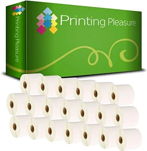 Printing Pleasure 20x Compatibile Rotolo Zebra 72mm x 36mm Etichette (Etichetta per rotolo: 1000) per Zebra, Toshiba, Citizen, Eltron, Orion, UPS Stampante per Etichette