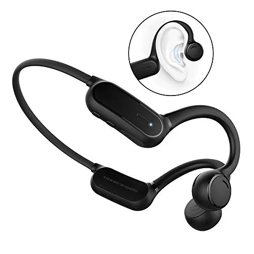 Cuffie Bluetooth ALOVA, auricolari sportivi wireless, IPX4 Waterproof, BT 5.0, telefonata HD, orecchie gratis, auricolari per corsa