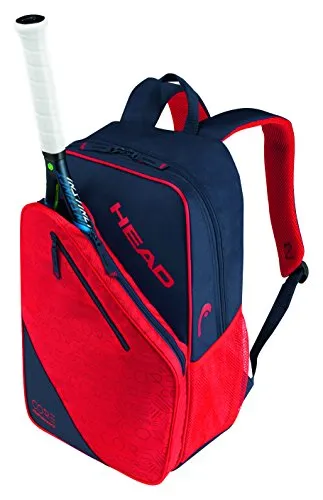 Head Core 9R, Borsa Zaino portaracchette da Tennis, Unisex, Core 9R Backpack, Navy/Red