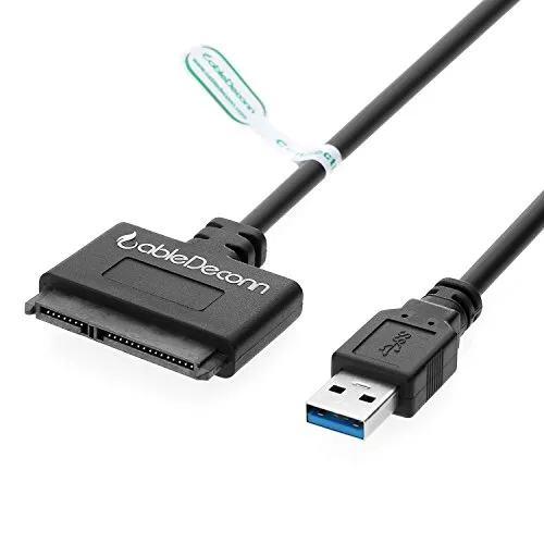 CableDeconn - Cavo adattatore per disco rigido SATA III da SATA a USB 3.0 per SSD/HDD