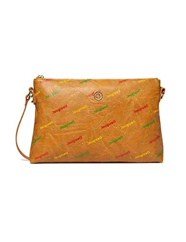 Desigual Bols_Intra Durban - Borsa a tracolla da donna, colore: Beige (Camel)