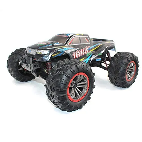 H0_V 1:10 Large Size Auto Radiocomandata,2.4Ghz RC Auto 4WD Fuoristrada Elettrico - Blu