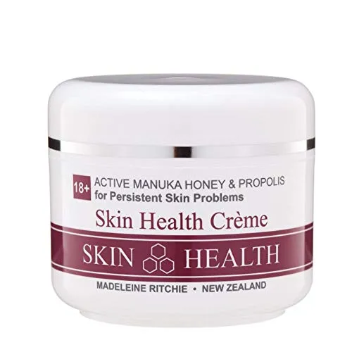 Madeleine Ritchie New Zealand 18+ Crema per la pelle e il miele di Manuka Active Manuka per la cura dei problemi di pelle persistenti 100 ml. Eccellente per Eczema, Psoriasi e Dermatiti