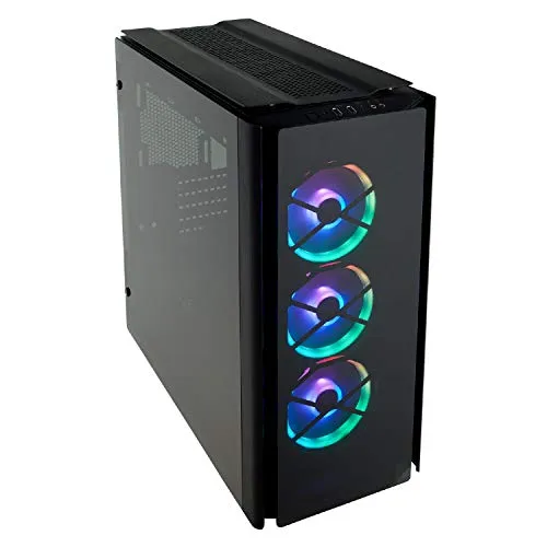 Corsair Obsidian 500D RGB SE Case da Gaming Mid-Tower Premium in Vetro Temperato e Alluminio, con Ventole LL120 e Commander PRO Inclusi