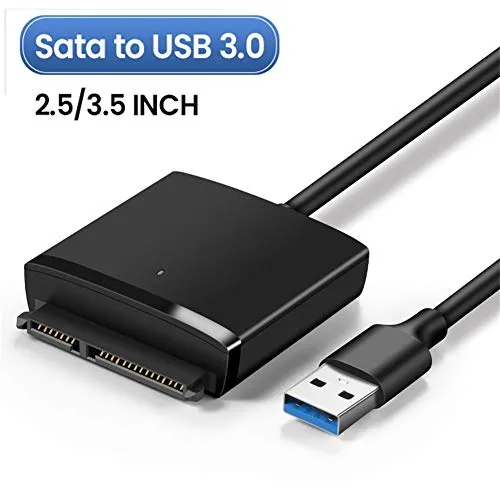 ZHSHOP Case Esterno,Adattatore USB SATA USB 3.0 HDD Storage Convertitore di Cavi Disco Rigido Autista Hard Disk Esterno Enclosures External