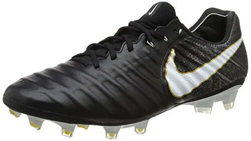 Nike Tiempo Legend VII Fg, Scarpe da Calcio Uomo, Nero (Black/White-Black-Metallic Vivid Gold), 45 EU