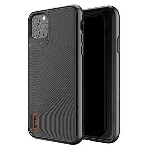 Gear4 Custodia Battersea Compatibile con iPhone 11 PRO Max, Cover per Telefono con Protezione Avanzata dagli Impatti e Tecnologia D3O Integrata - Nero