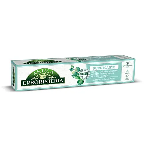 Antica Erboristeria Dentifricio Purificante, Menta e Eucalipto, 75ml