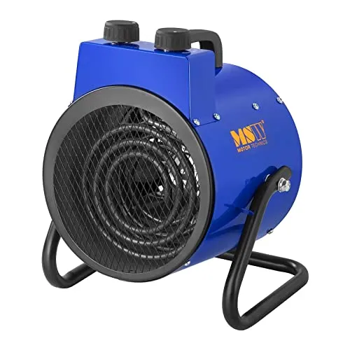 MSW Generatore di Aria Calda Elettrico MSW-TTEH-3000 (3.000 W, Funzione di raffreddamento, 0–85 °C, Portata d'aria 185 m³/h)