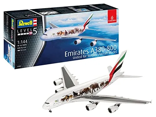 Revell - 03882 Airbus A380-800 Emirates Wild L