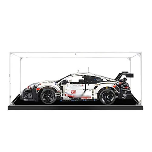 Gettesy Acrilico Teca Compatibile con Lego 42096 Technic Porsche 911 RSR, A Prova di Polvere Vetrina in Acrilico Acrylic Display Case (Non Incluso Modello)