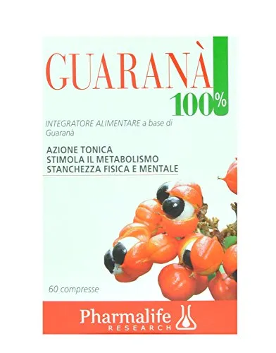 Pharmalife Guaranà 100%, 60 Compresse