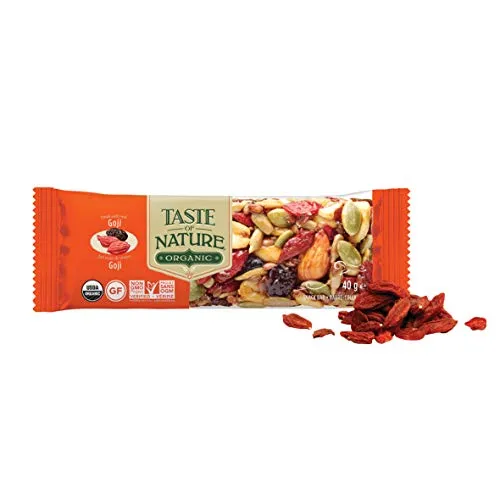 Taste of Nature Organic Bar 16x40g