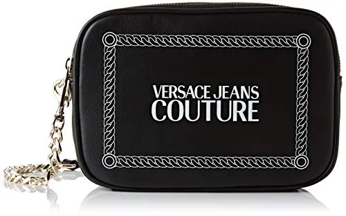 Versace Jeans Bag, Borsa a Tracolla Donna, Nero (Nero), 7x15x22 cm (W x H x L)