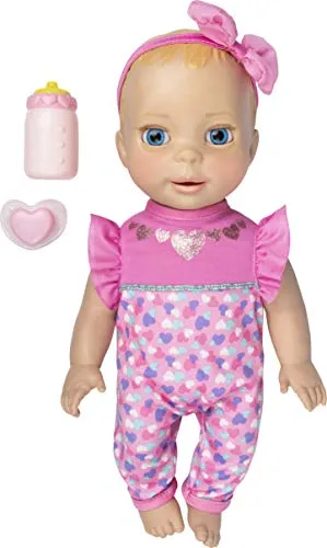 Luvabella Newborn, capelli biondi, bambola interattiva con espressioni e movimenti realistici