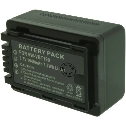 Otech Batteria Compatibile per PANASONIC HC-VXF990
