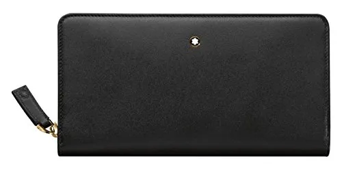 Montblanc Meisterstück Classic Porta carte di credito, 20 cm, Nero (Schwarz)