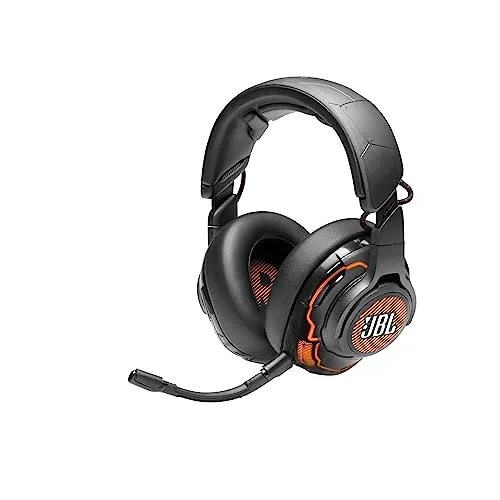 JBL Quantum ONE Cuffie Gaming Over Ear con Cavo USB, Headset Gioco con Microfono, QuantumSPHERE 360 con Sensori di Movimento della Testa, compatibilità Multipiattaforma PC, PS e Xbox, Nero