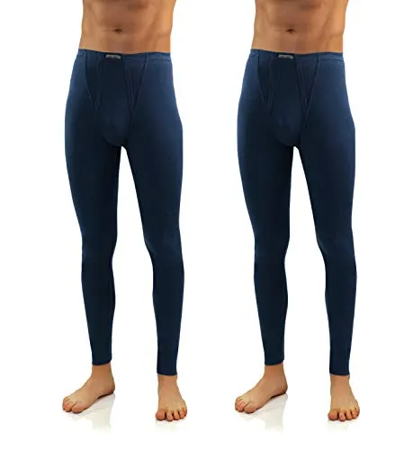 Sesto Senso Uomo 2 Pack Calzamaglia Lunga Intimo Uomo k2 (BluScuro, L)