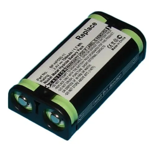 Sony BP-HP550-11 Batteria per Telefono Cordless Ni-MH, 2.4 Volt, 700 mAh - Capacità Ultra Elevata - Sostituzione per SONY MDR-RF800/900 batteria ricaricabile