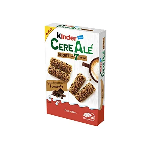 Kinder Cerealé Biscotti al Cioccolato, Confezione da 204 g
