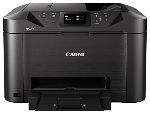 Canon Maxify MB5150 Stampante Multifunzione Inkjet, 24 ipm in Bianco e Nero, 15.5 ipm a Colori, 600 x 1200 dpi, Nero/Antracite