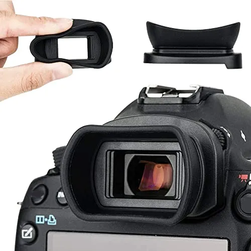 Kiwifotos - Oculare oculare per Canon EOS 5D Mark IV, 5D Mark III, 5DS, 5DS R, 1D X Mark II, 1D X, 1Ds Mark III, 1D Mark IV, 1D Mark III, 7D Mark II, 7D Mark II, 7D mirino sostituisce Canon Eg Eye Cup