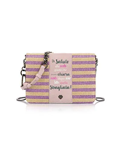 LE PANDORINE Borsa Pochette SBAGLIATA Light Pink