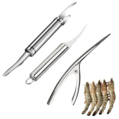 3 Pcs,5 In 1 Multifunctional Shrimp Line Fish Maw Knife,Shrimp Line Knife,Gamberetti Line Coltelli,Gamberetti Shell Coltello,Gamberetti Linea Coltello, Gamberetti Strumento Di Pulizia Per Cucina