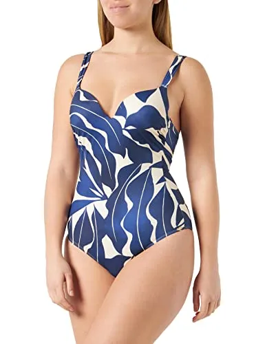 Triumph Summer Allure Owp 01, Costume intero Donna, Multicolore (Combinazione Di Luce Blu), 50 / D