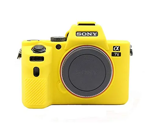 kinokoo - Custodia in silicone per fotocamera Sony A7 II/ILCE-7M2/A7M2/α7 II, colore: Giallo