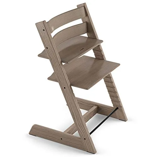 TRIPP TRAPP® sedia evolutiva per neonati, bambini, adulti │ Seggiolone in legno di faggio regolabile in altezza │ Colore: Taupe